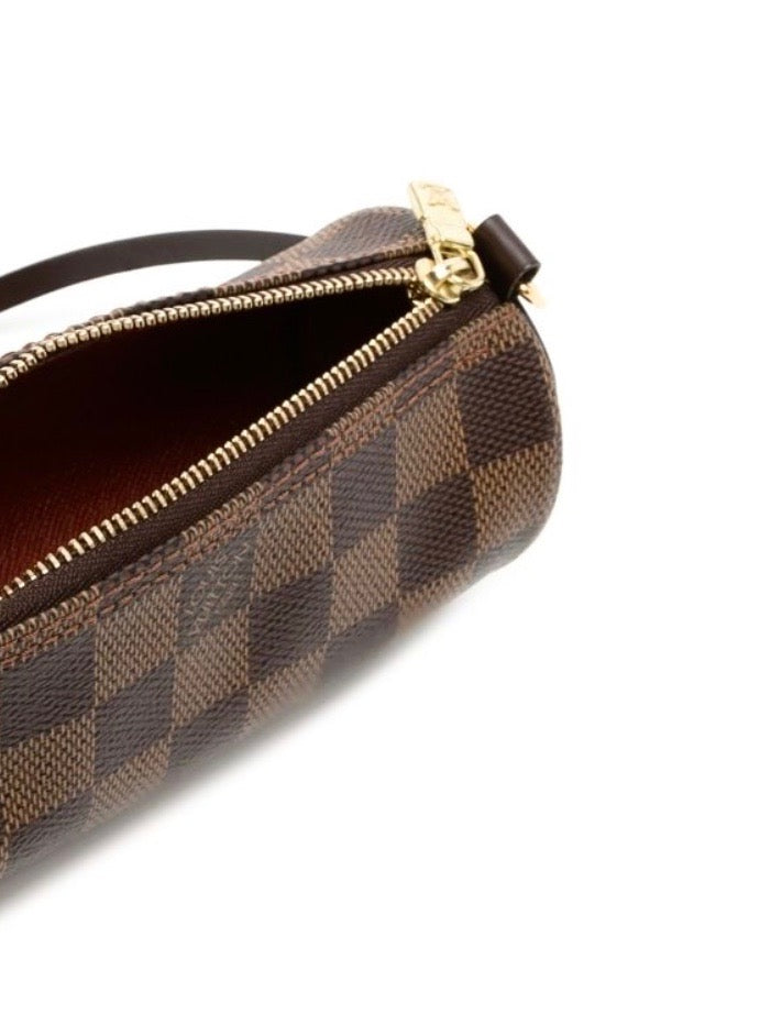 Louis Vuitton EBENE PAPILLON POCHETTE Damier Clutch Bag
