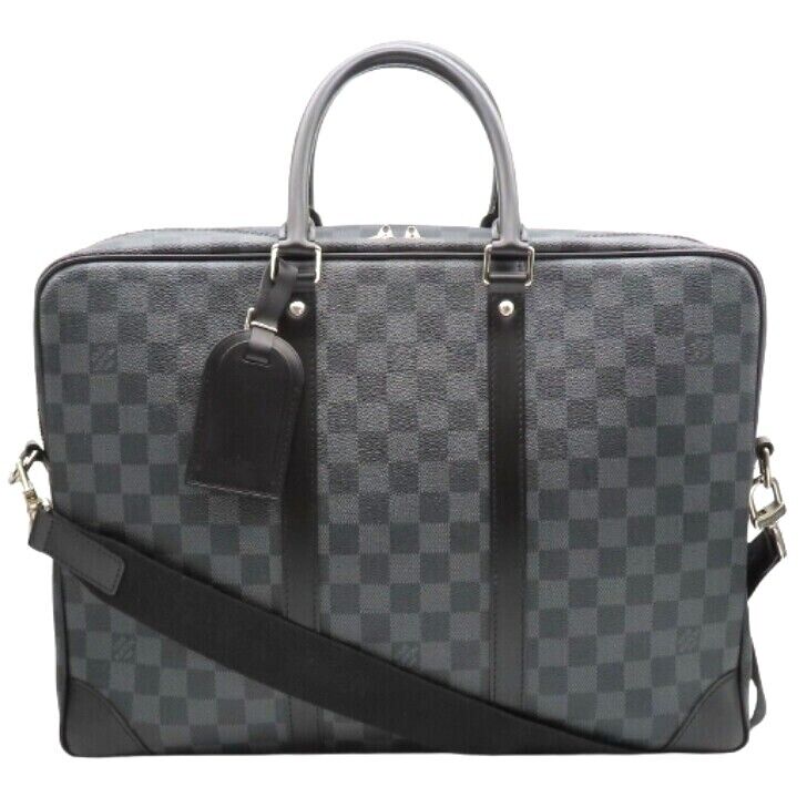 Louis Vuitton GRAPHITE PORTE VOYAGE PM Damier Handbag Bag 1