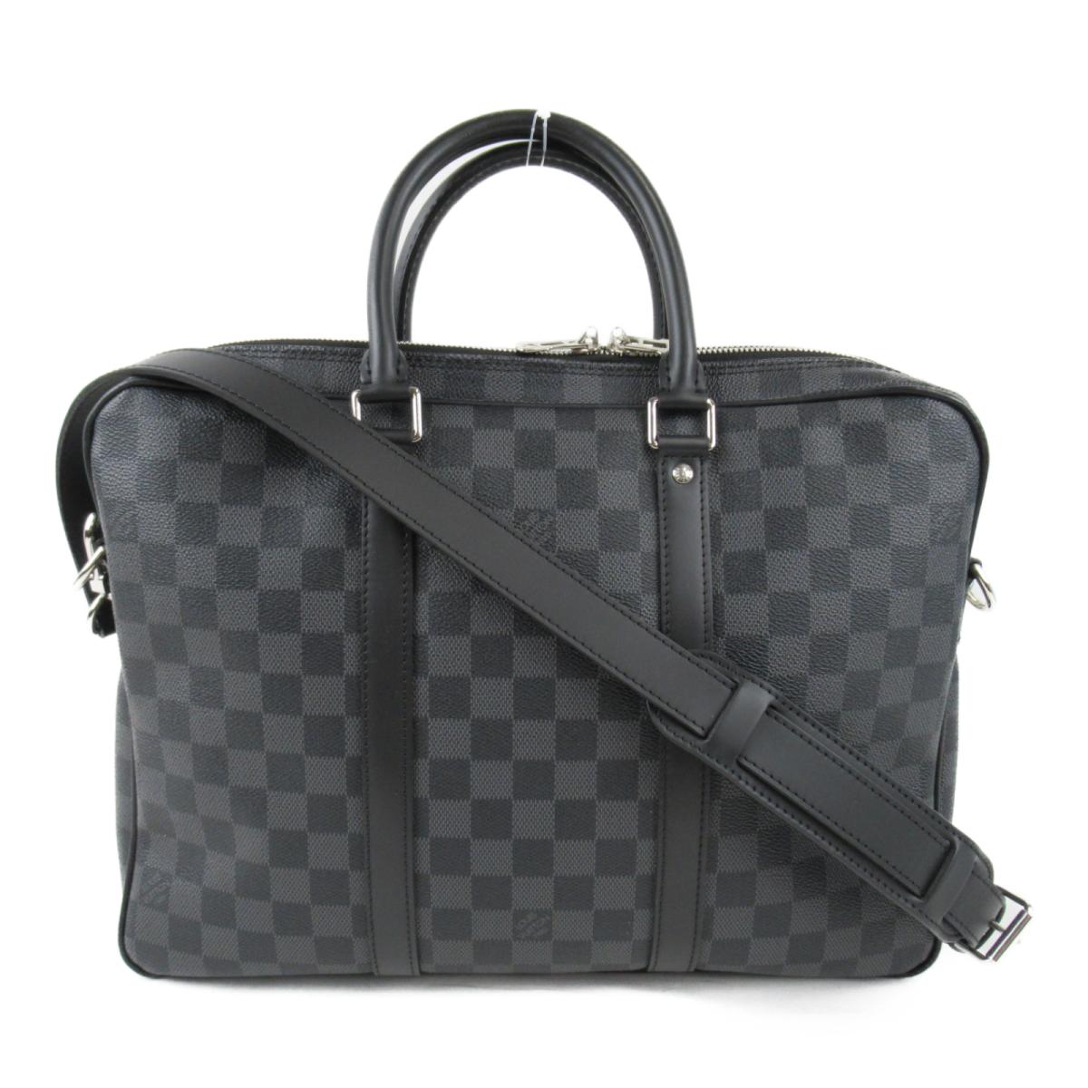 Louis Vuitton GRAPHITE PORTE VOYAGE PM Damier Handbag Bag 1