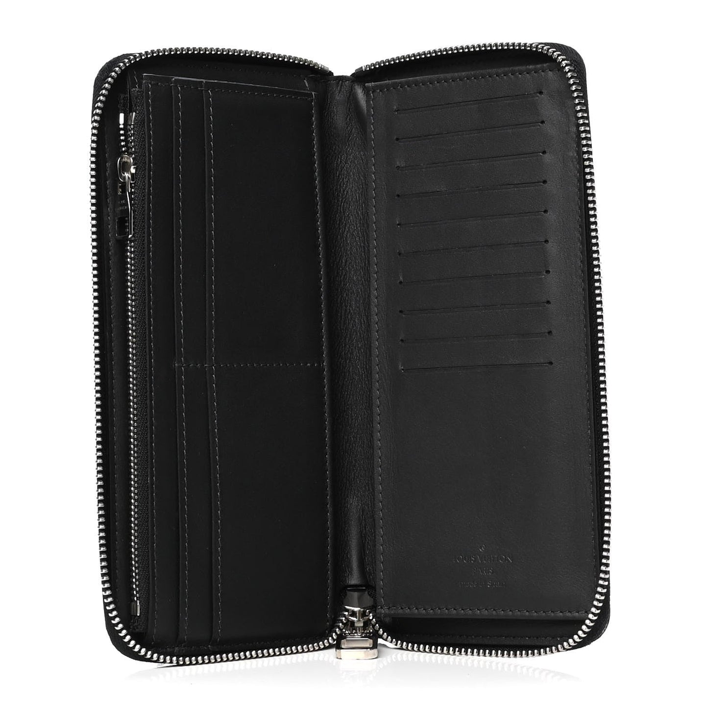 Louis Vuitton Graphite Zippy Organizer Damier Wallet Case