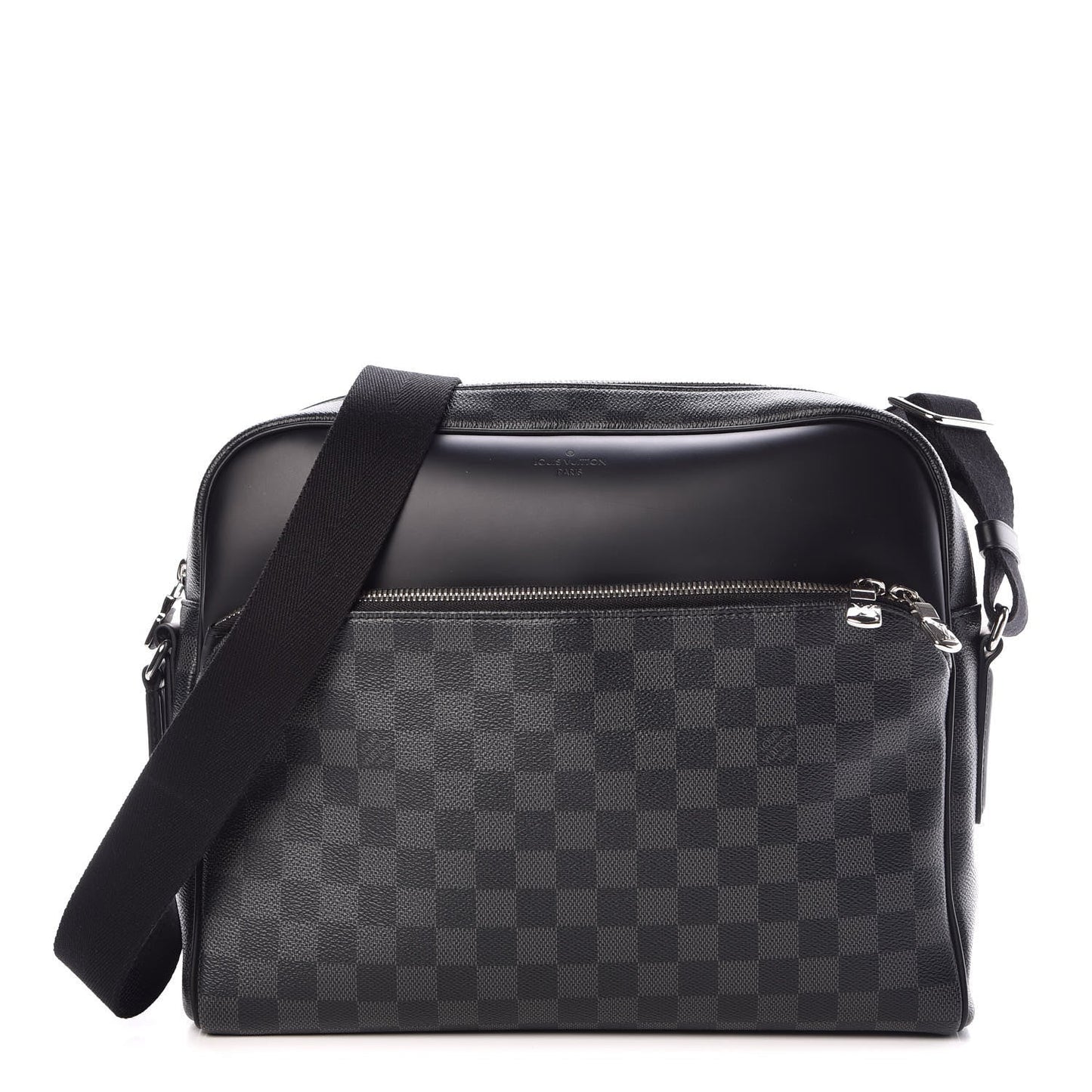 Louis Vuitton Dayton Reporter Graphite MM Damier Handbag