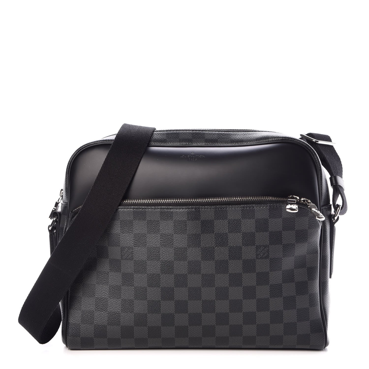Louis Vuitton Dayton Reporter Graphite MM Damier Handbag