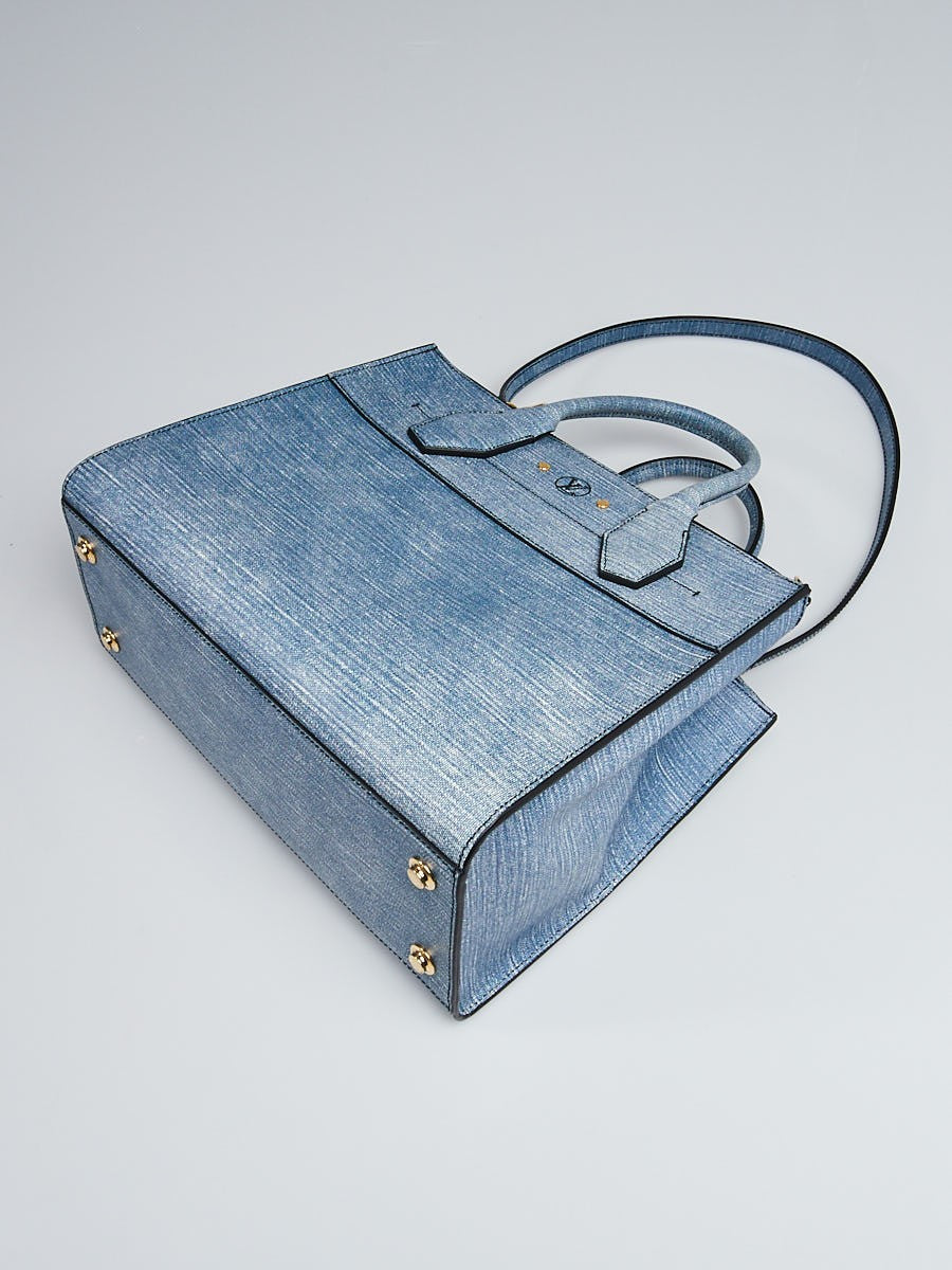 Louis Vuitton Denim City Steamer MM Epi Leather Handbag