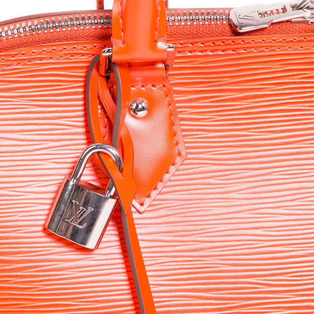 Louis Vuitton ALMA GM Epi Leather Orange Handbag