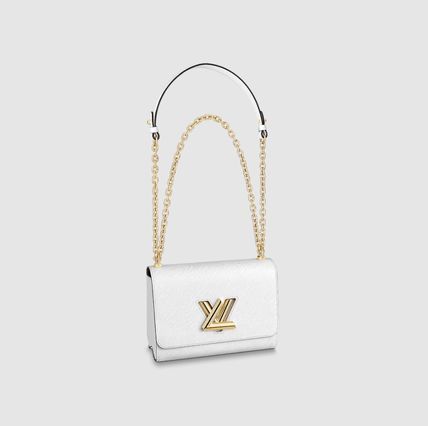 Louis Vuitton TWIST MM Epi Handbag Chain Bag