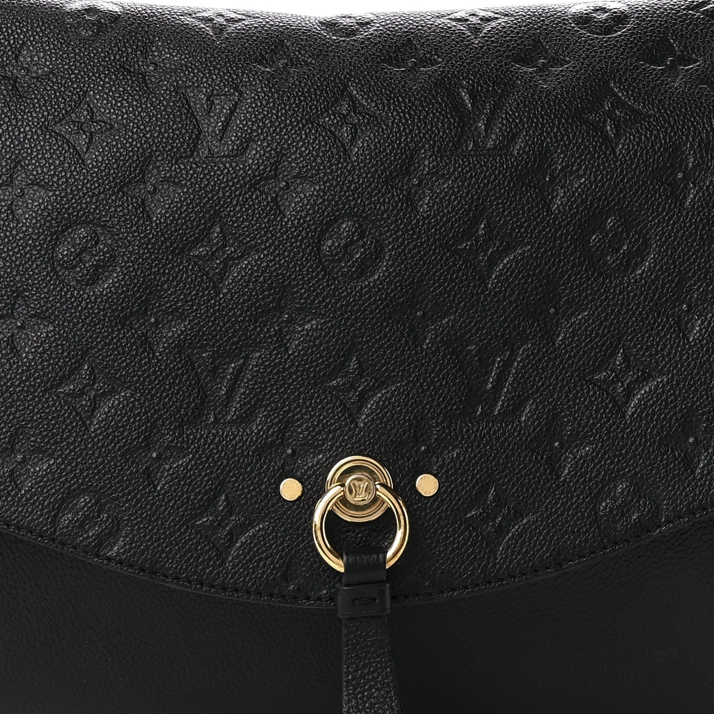 Louis Vuitton BLANCHE MM Empreinte Leather Handbag