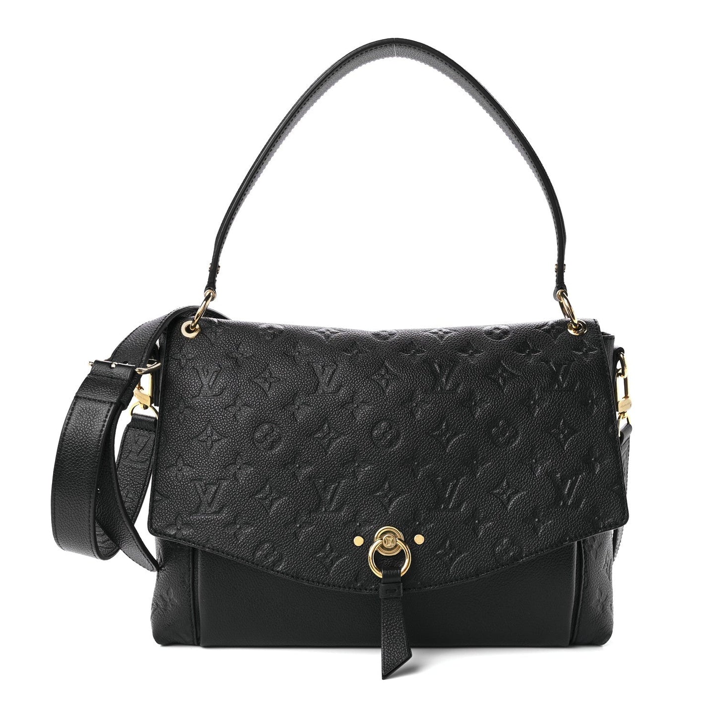 Louis Vuitton BLANCHE MM Empreinte Leather Handbag