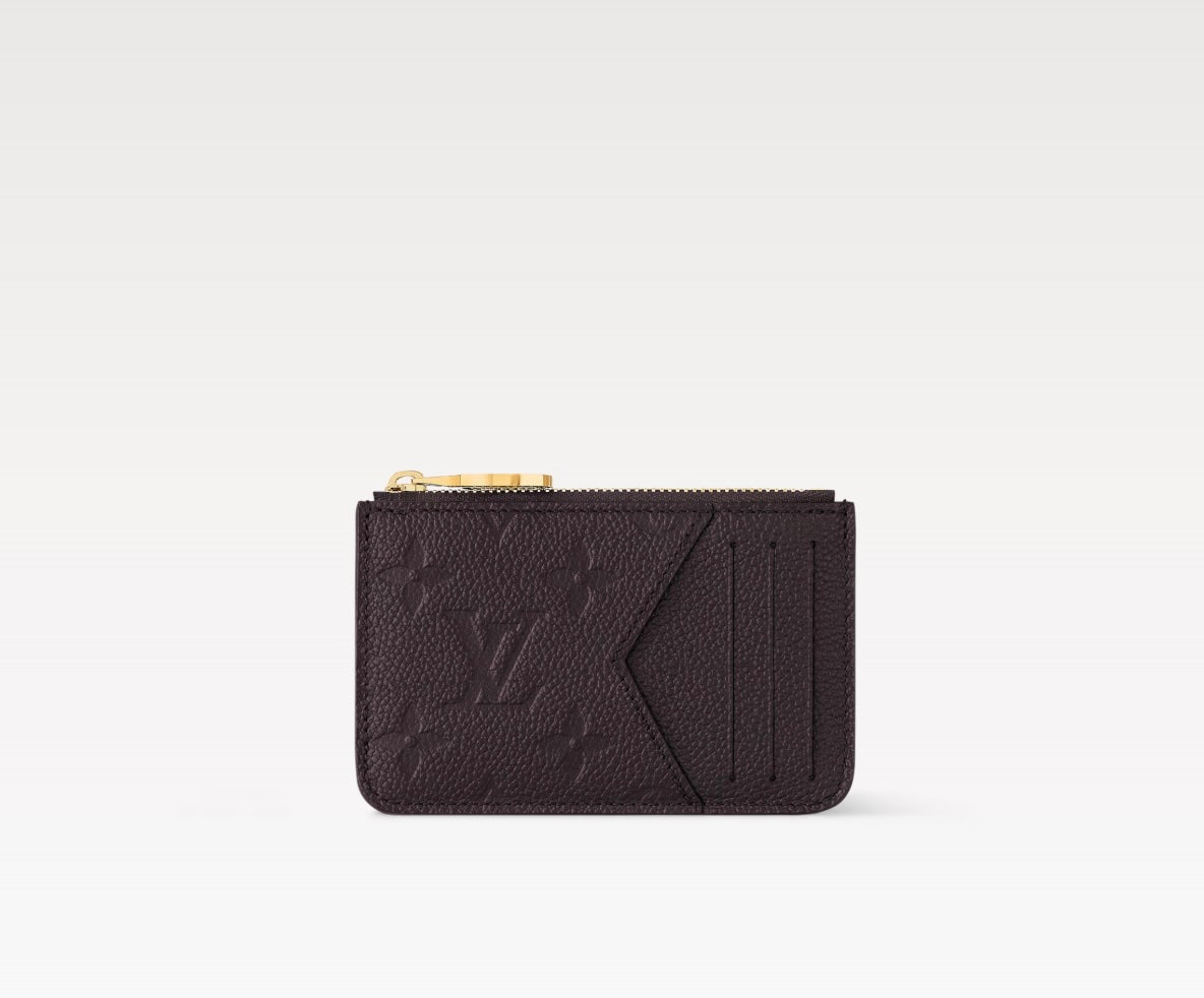 Louis Vuitton ROMY CARD Monogram Empreinte Leather Wallet Case