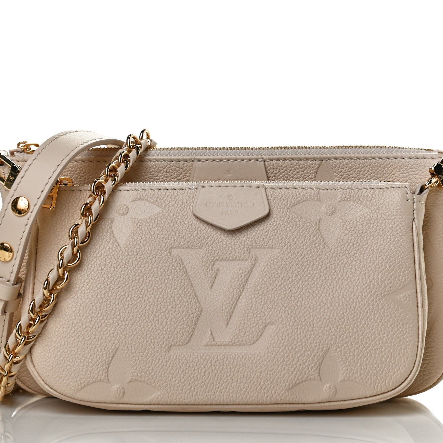 Louis Vuitton GIANT MULTI POCHETTE Monogram Empreinte Clutch Bag