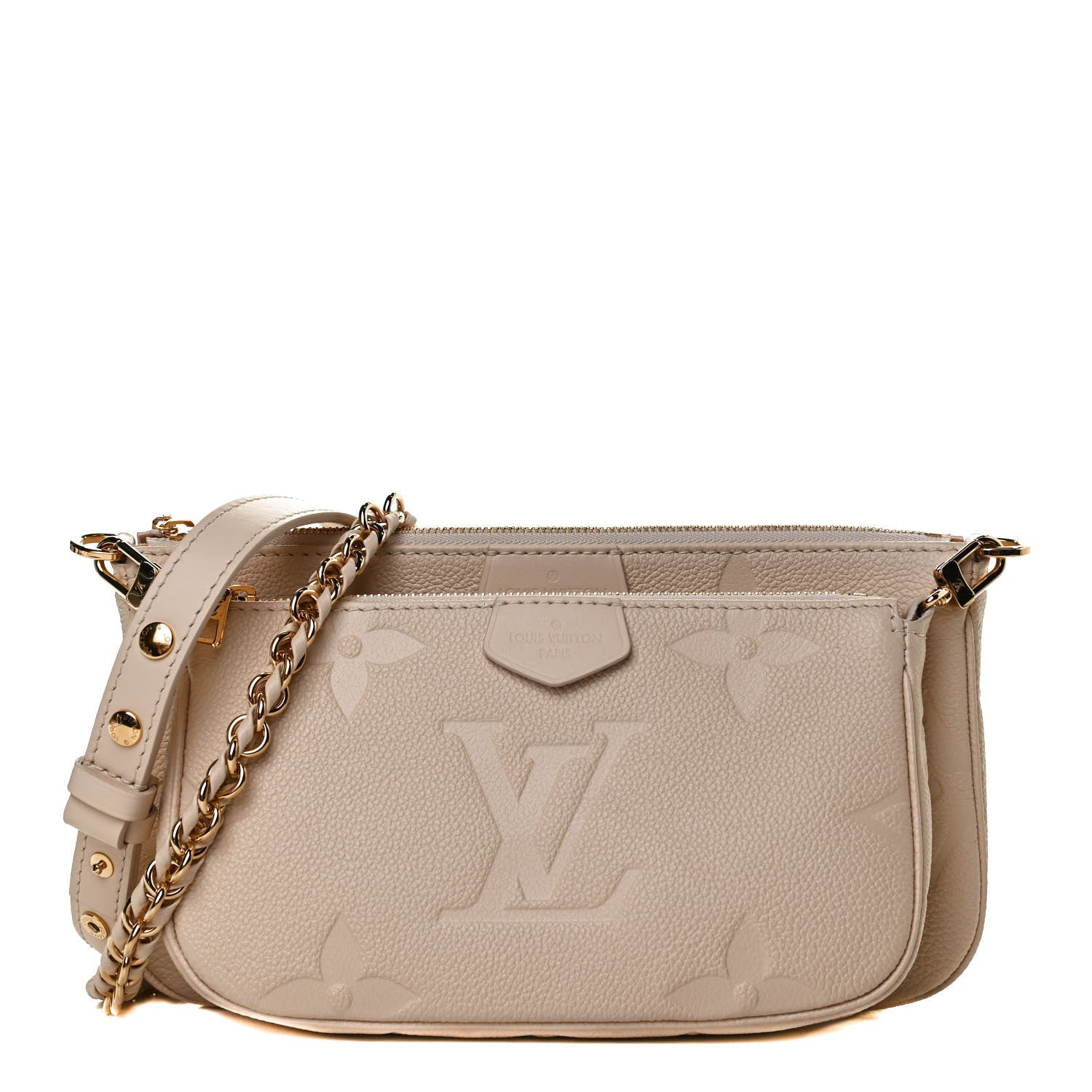 Louis Vuitton GIANT MULTI POCHETTE Monogram Empreinte Clutch Bag