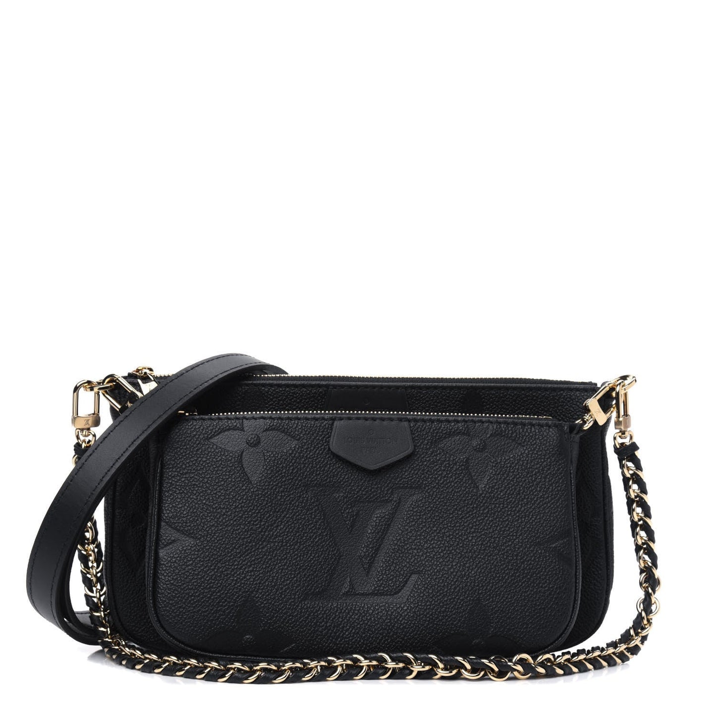 Louis Vuitton Giant Cross Body Pochette Monogram Empreinte Clutch Bag