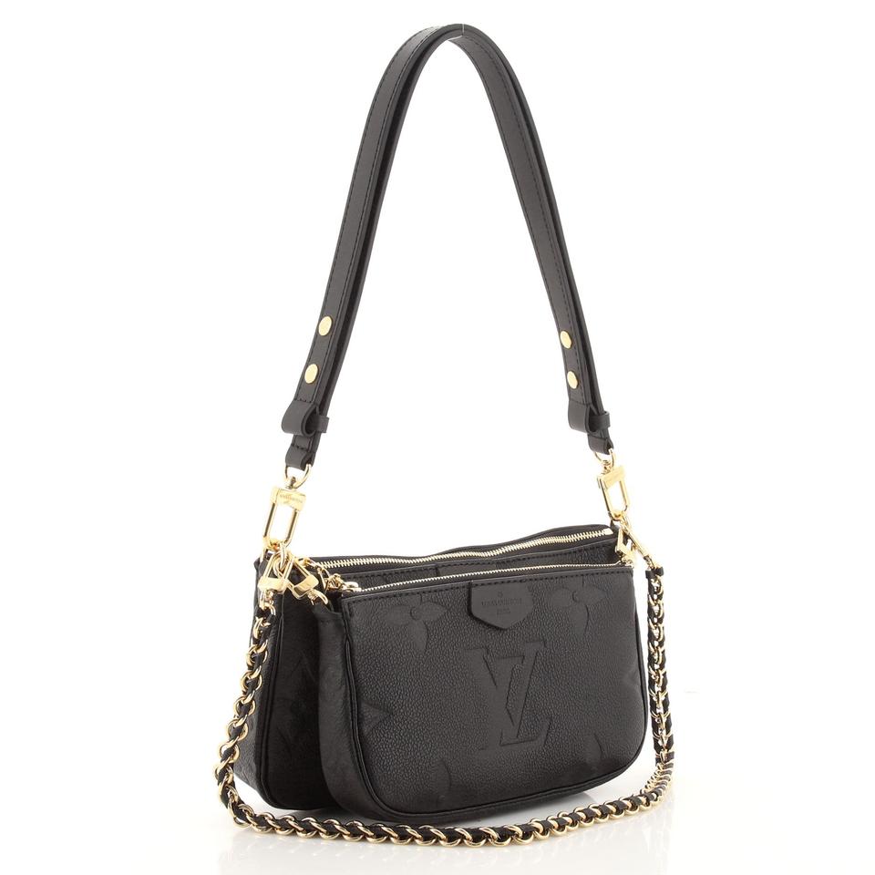 Louis Vuitton Giant Cross Body Pochette Monogram Empreinte Clutch Bag