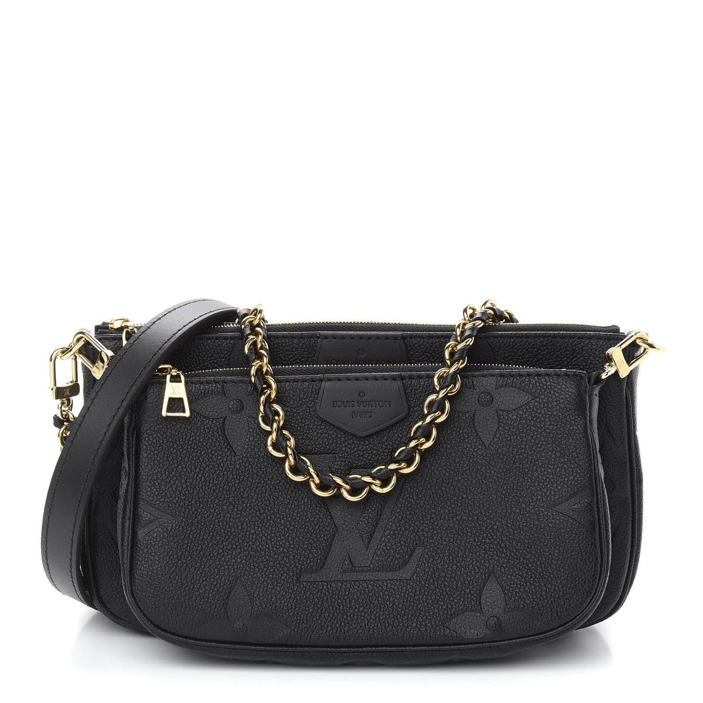 Louis Vuitton Giant Cross Body Pochette Monogram Empreinte Clutch Bag