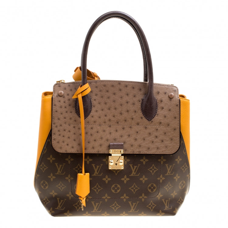 Louis Vuitton EXOTIQUE MM OCRE LIMITED EDITION Monogram Handbag