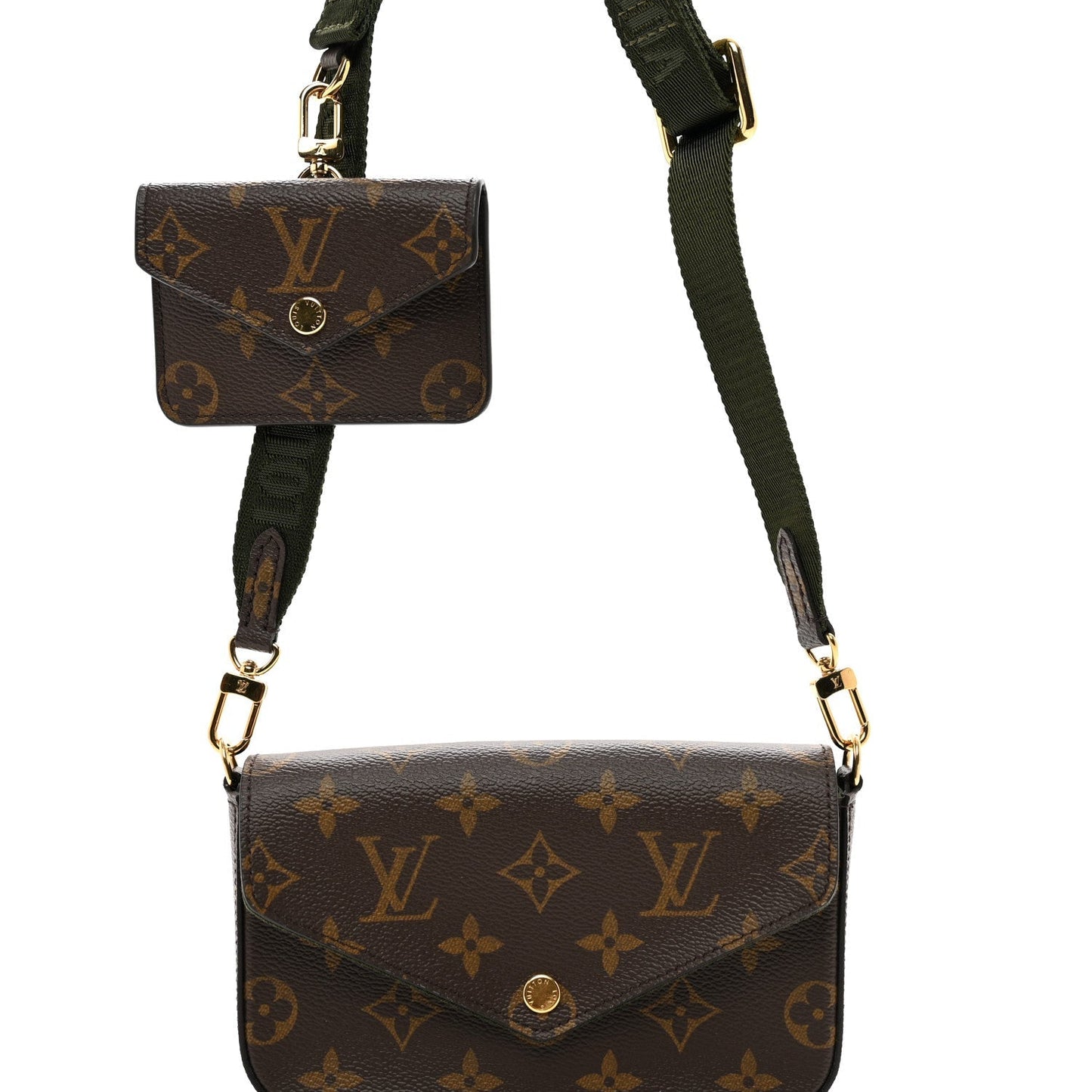 Louis Vuitton FELICIE & GO POCHETTE Monogram Crossbody Bag