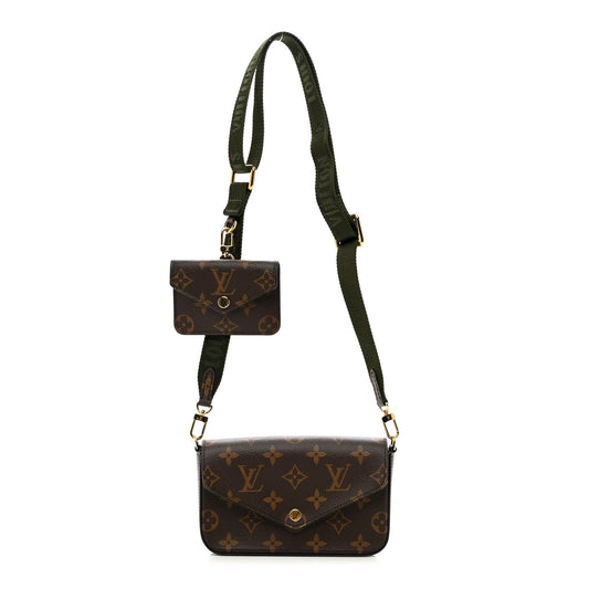 Louis Vuitton FELICIE & GO POCHETTE Monogram Crossbody Bag