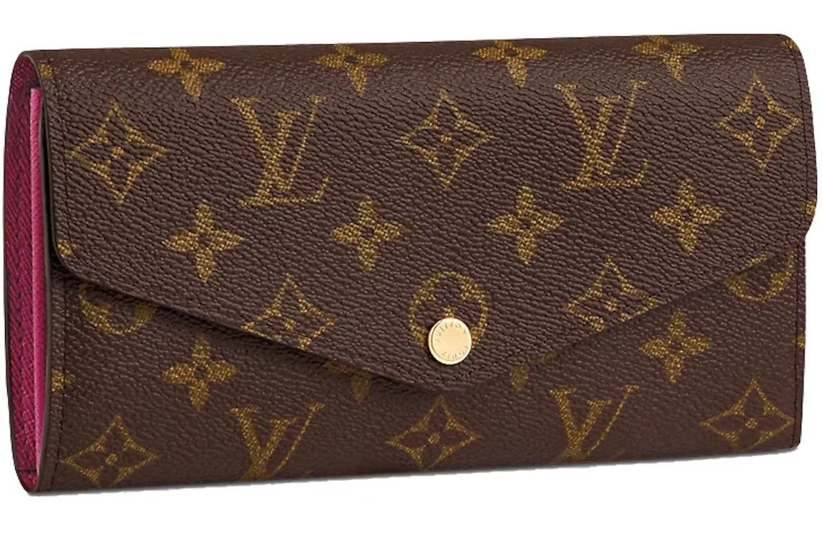 Louis Vuitton SARAH FUCHSIA Monogram Wallet Case