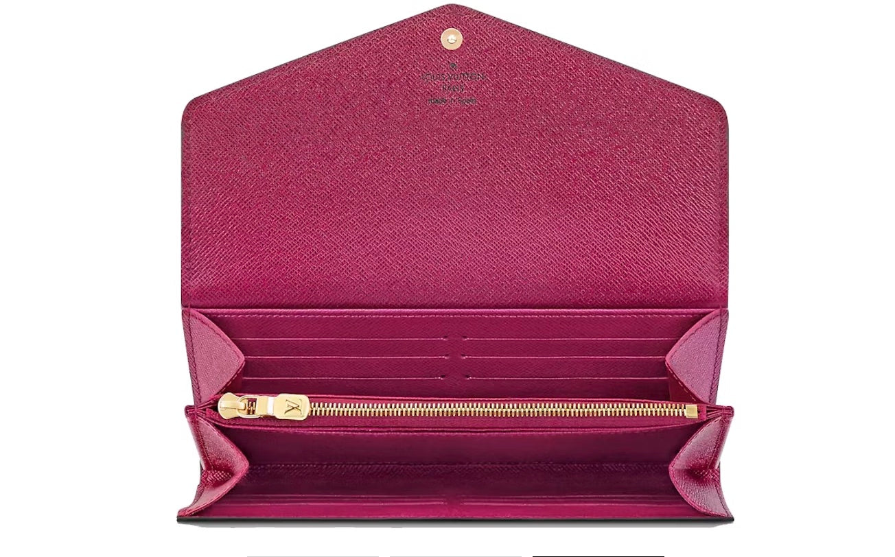 Louis Vuitton SARAH FUCHSIA Monogram Wallet Case