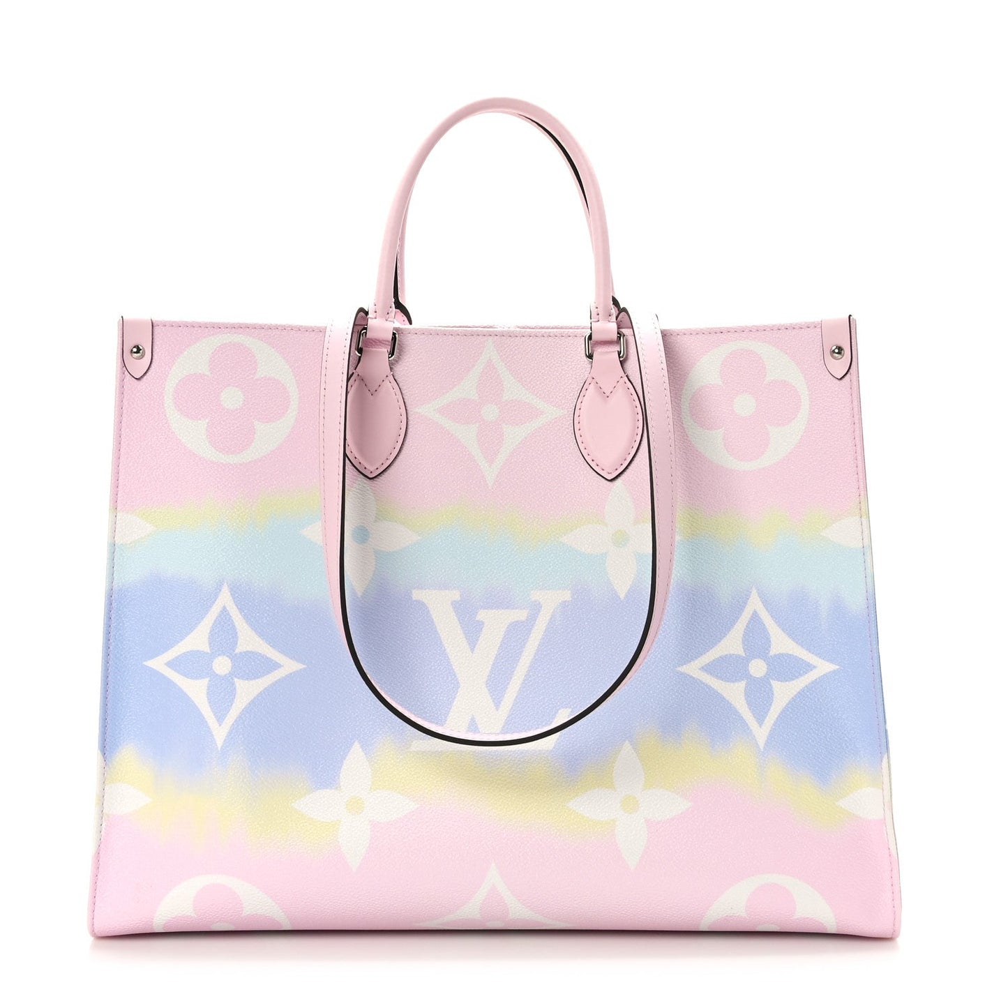 Louis Vuitton GIANT ESCALE ONTHEGO GM PASTEL Monogram Tote Bag