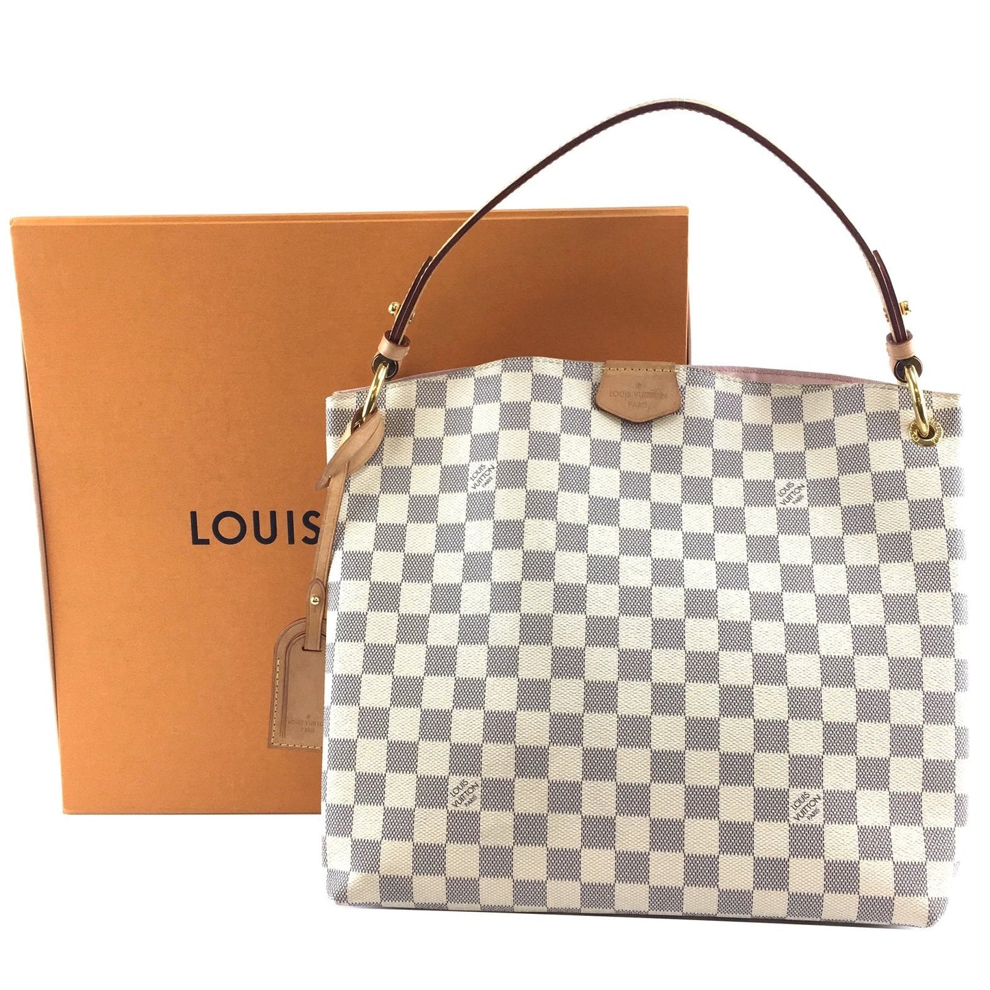 Louis Vuitton AZUR GRACEFUL PM Damier Handbag