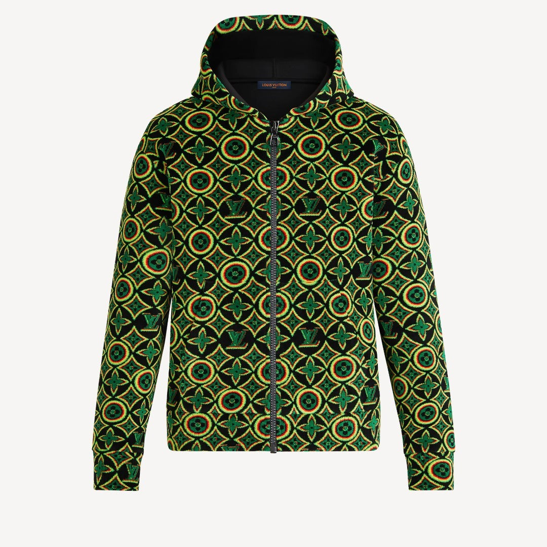 Louis Vuitton JAMAICAN FLOWER ZIP HOODED JACKET Apparel