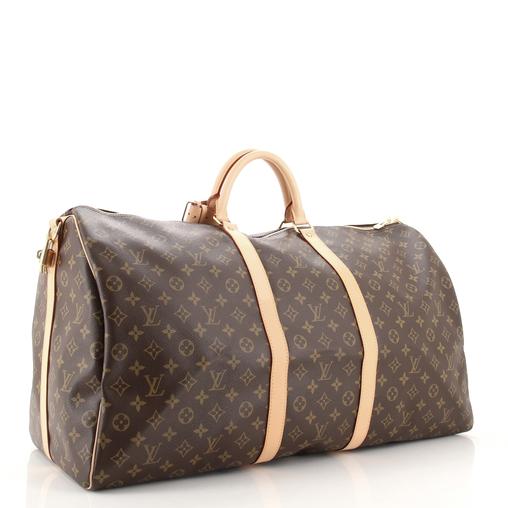 Louis Vuitton Keepall Bandouliere 60 Monogram Canvas Travel Bag