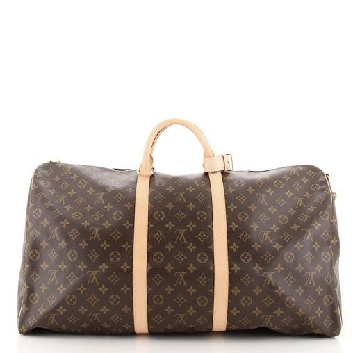 Louis Vuitton Keepall Bandouliere 60 Monogram Canvas Travel Bag