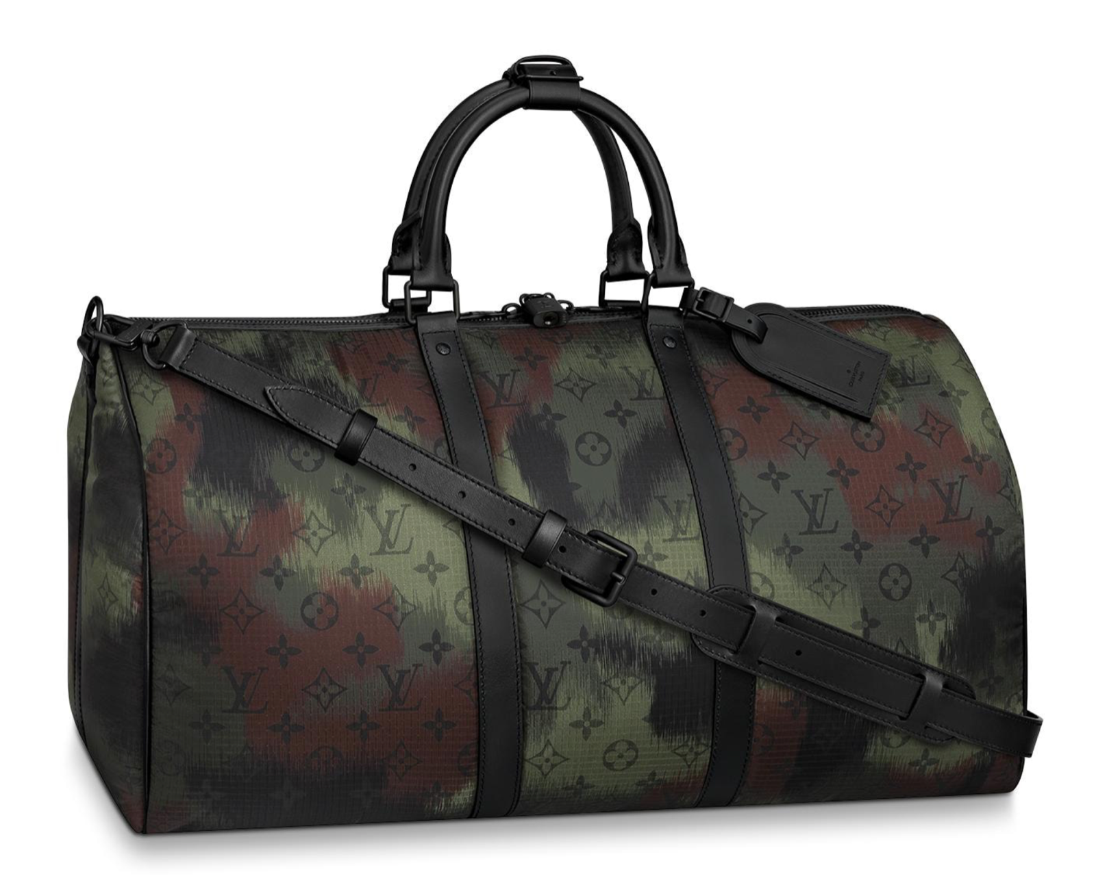 Louis Vuitton KEEPALL 50 NYLO CAMO LIMITED Travel Bag