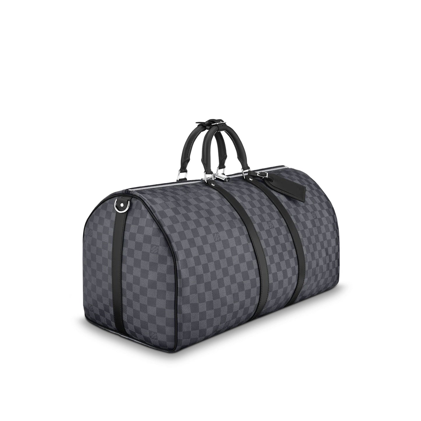 Louis Vuitton KEEPALL BANDOULIÈRE 55 GRAPHITE Damier Travel Bag