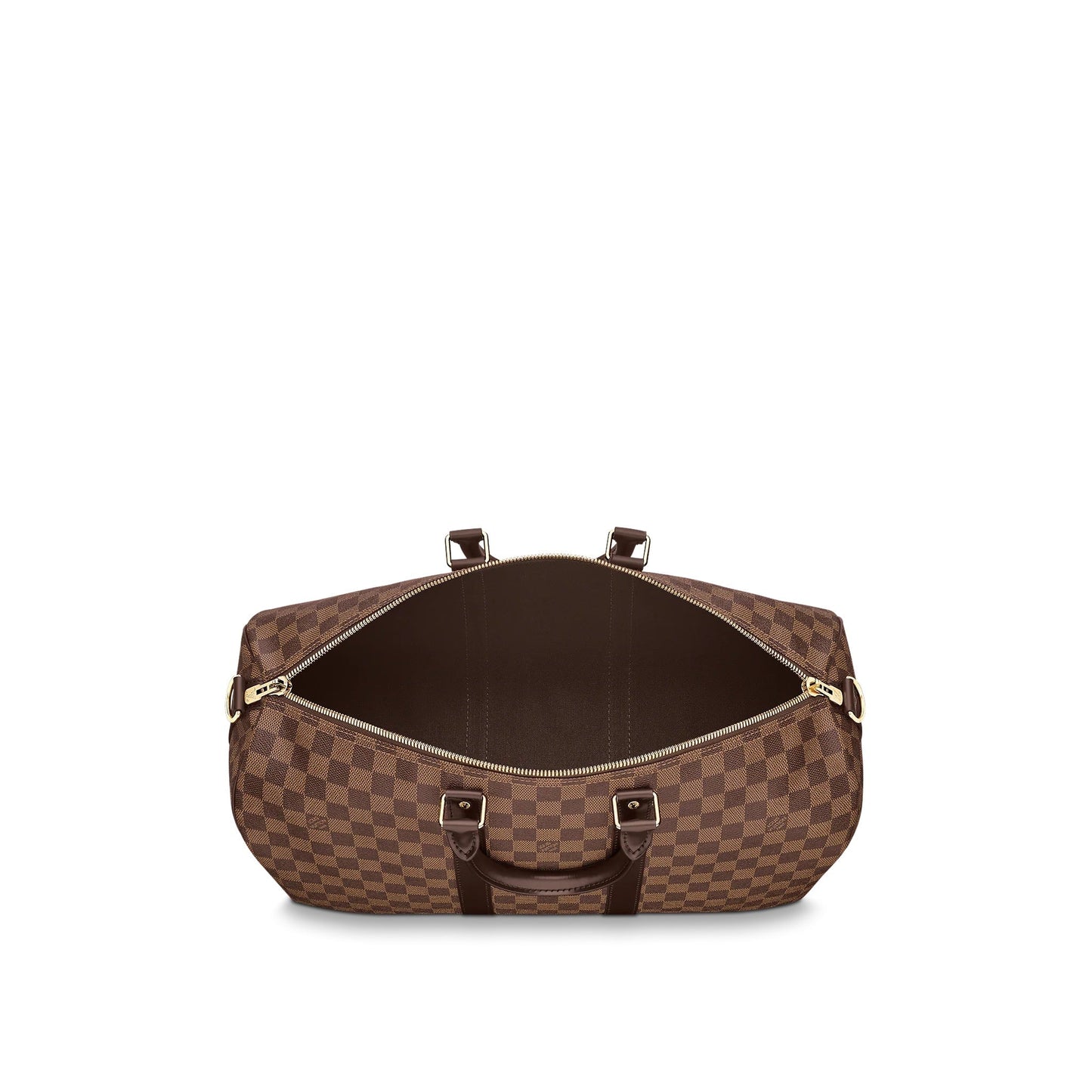 Louis Vuitton KEEPALL BANDOULIÈRE 50 EBENE Damier Travel Bag