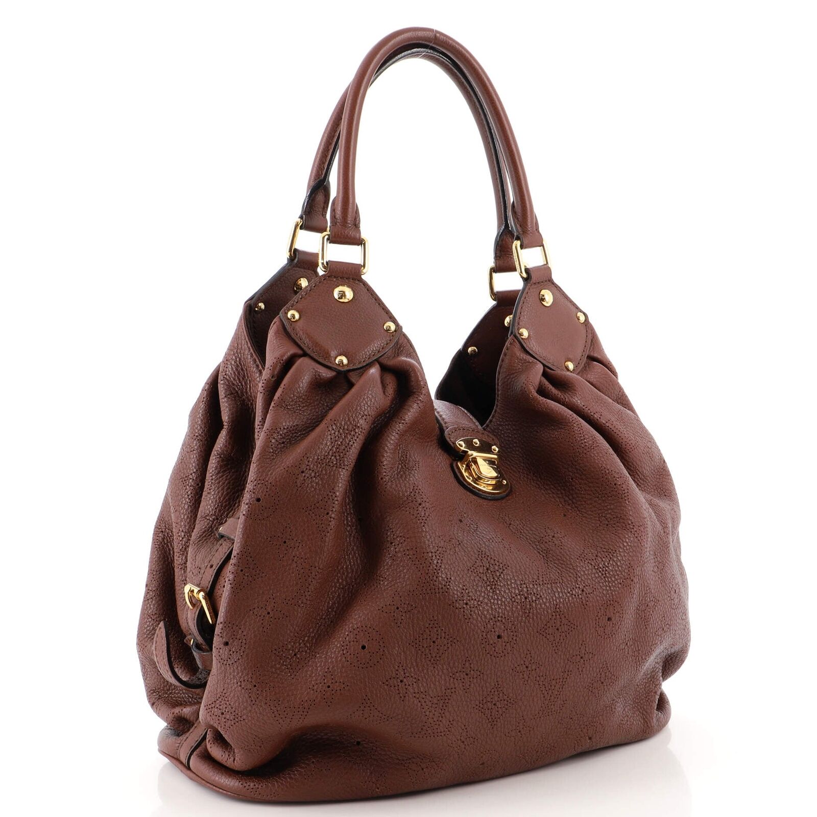 Louis Vuitton MAHINA Leather Shoulder Bag