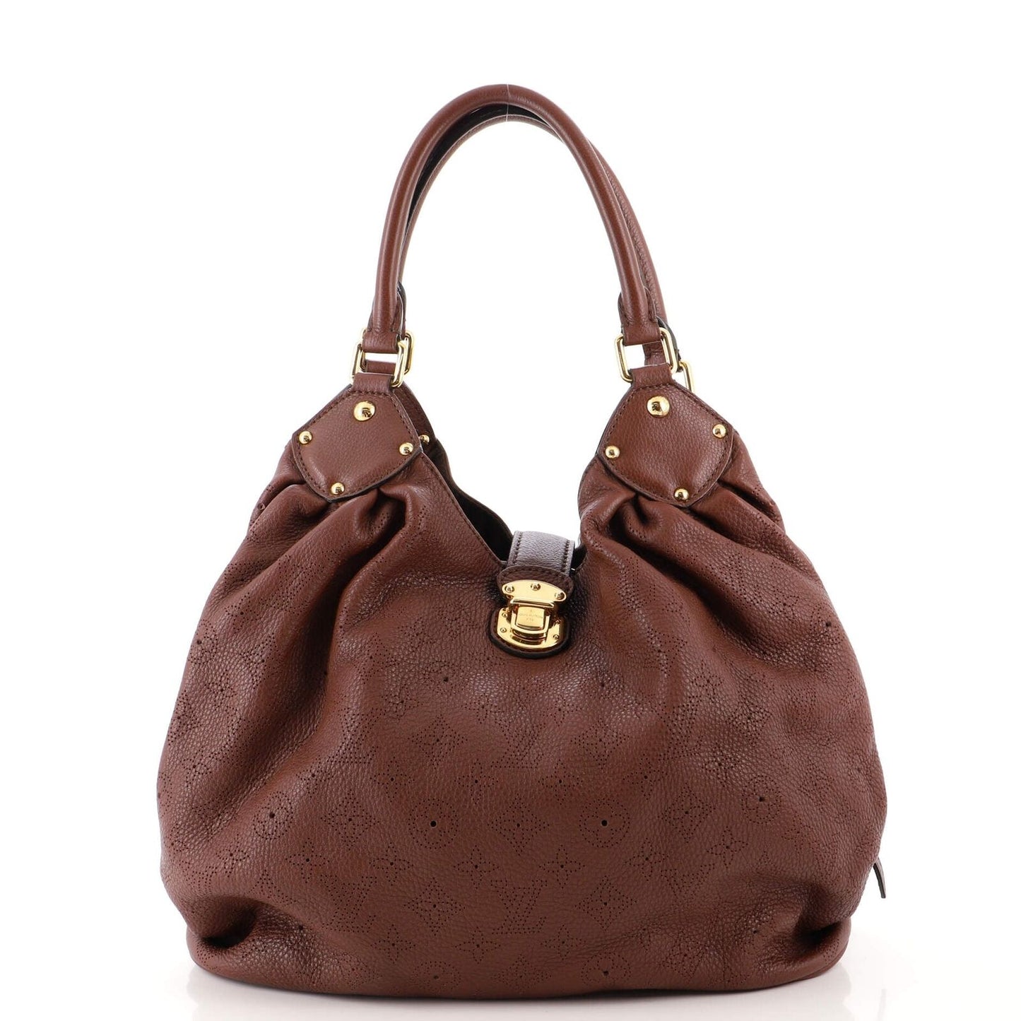 Louis Vuitton MAHINA Leather Shoulder Bag