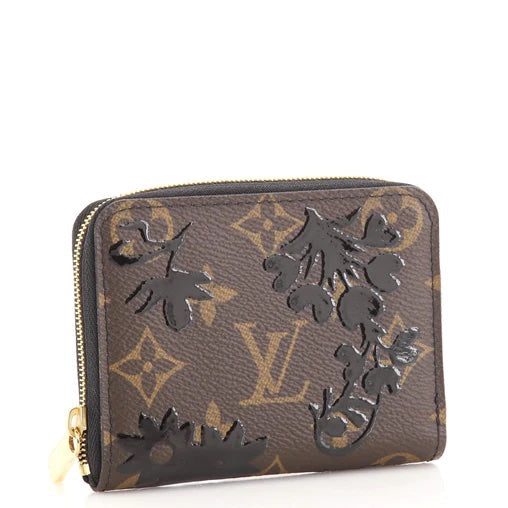 Louis Vuitton LIMITED EDITION BLOSSOM ZIPPY Monogram Wallet Case