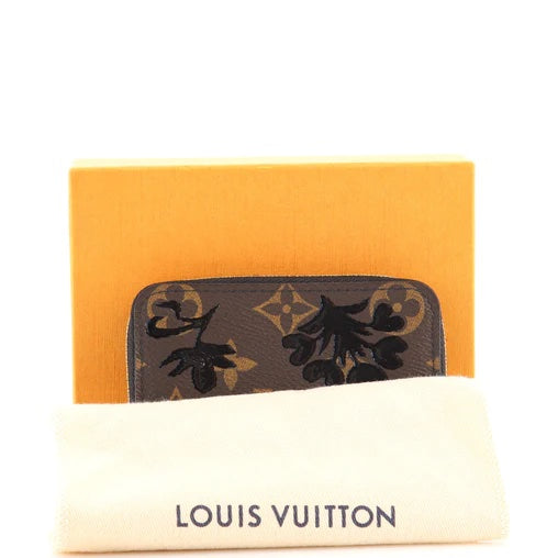 Louis Vuitton LIMITED EDITION BLOSSOM ZIPPY Monogram Wallet Case