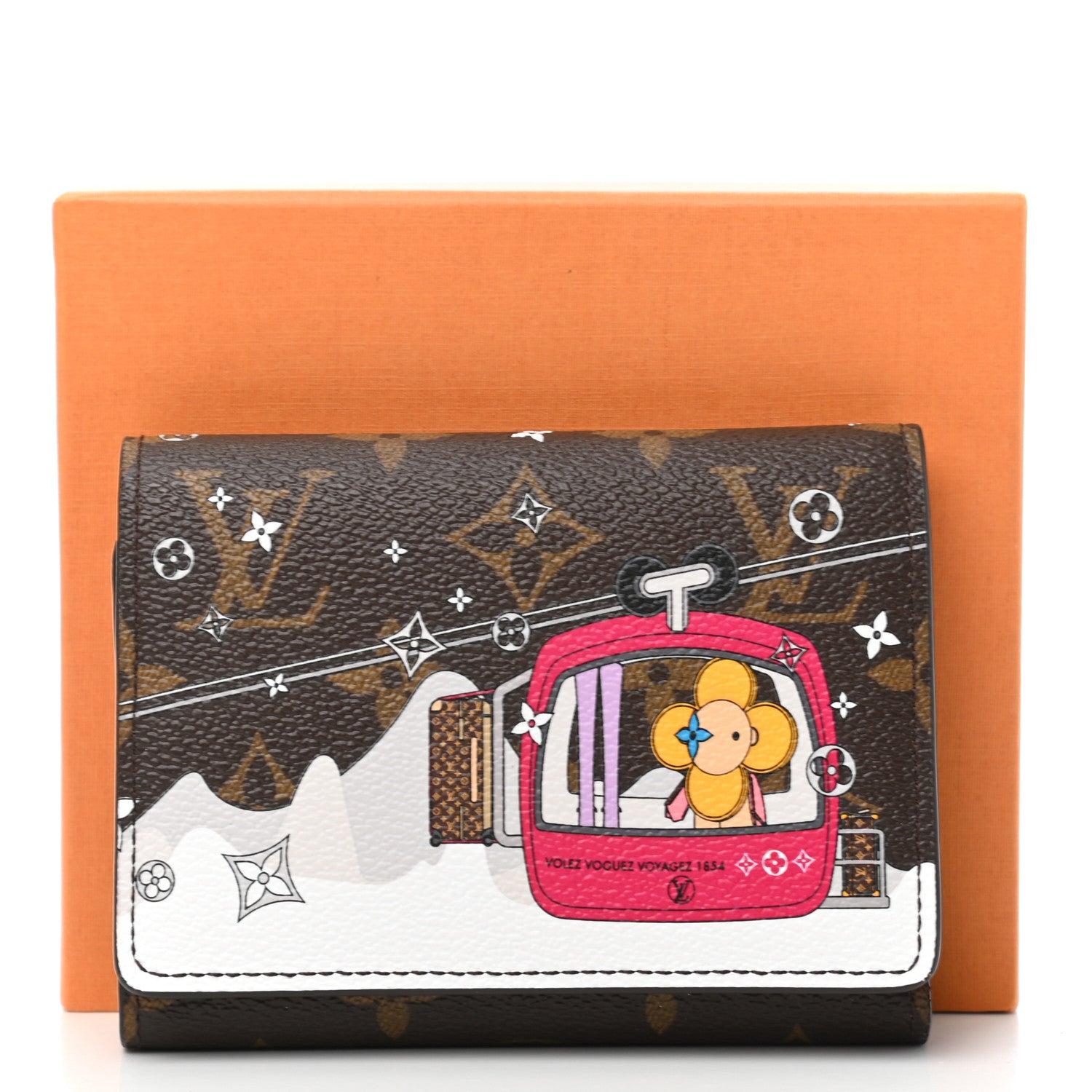 Louis Vuitton LIMITED EDITION XMAS VIVIENNE Wallet Case