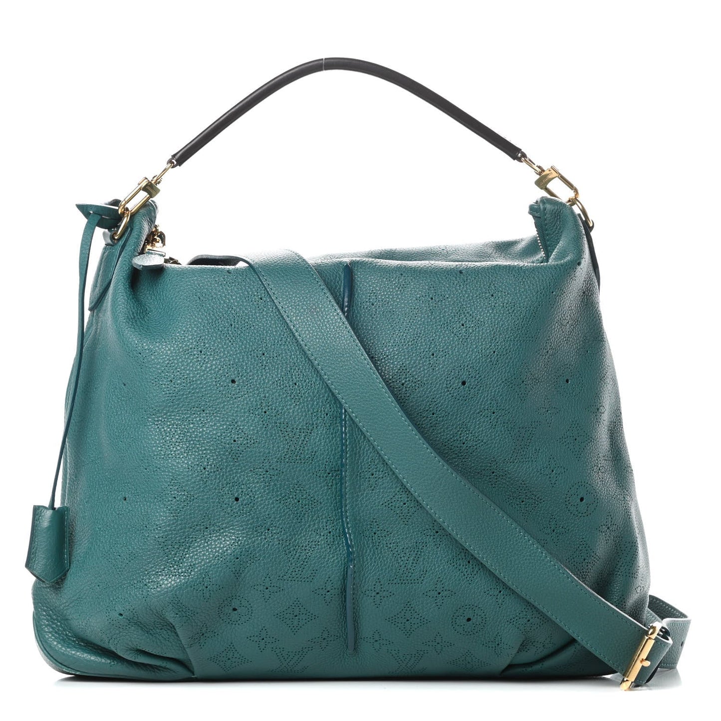 Louis Vuitton MAHINA SELENE MM LAGON Handbag