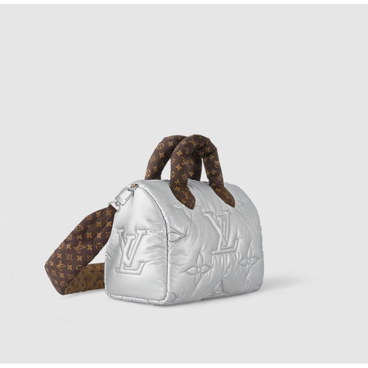 Louis Vuitton PUFFER PILLOW SPEEDY 25 BANDOULIÈRE Monogram Handbag