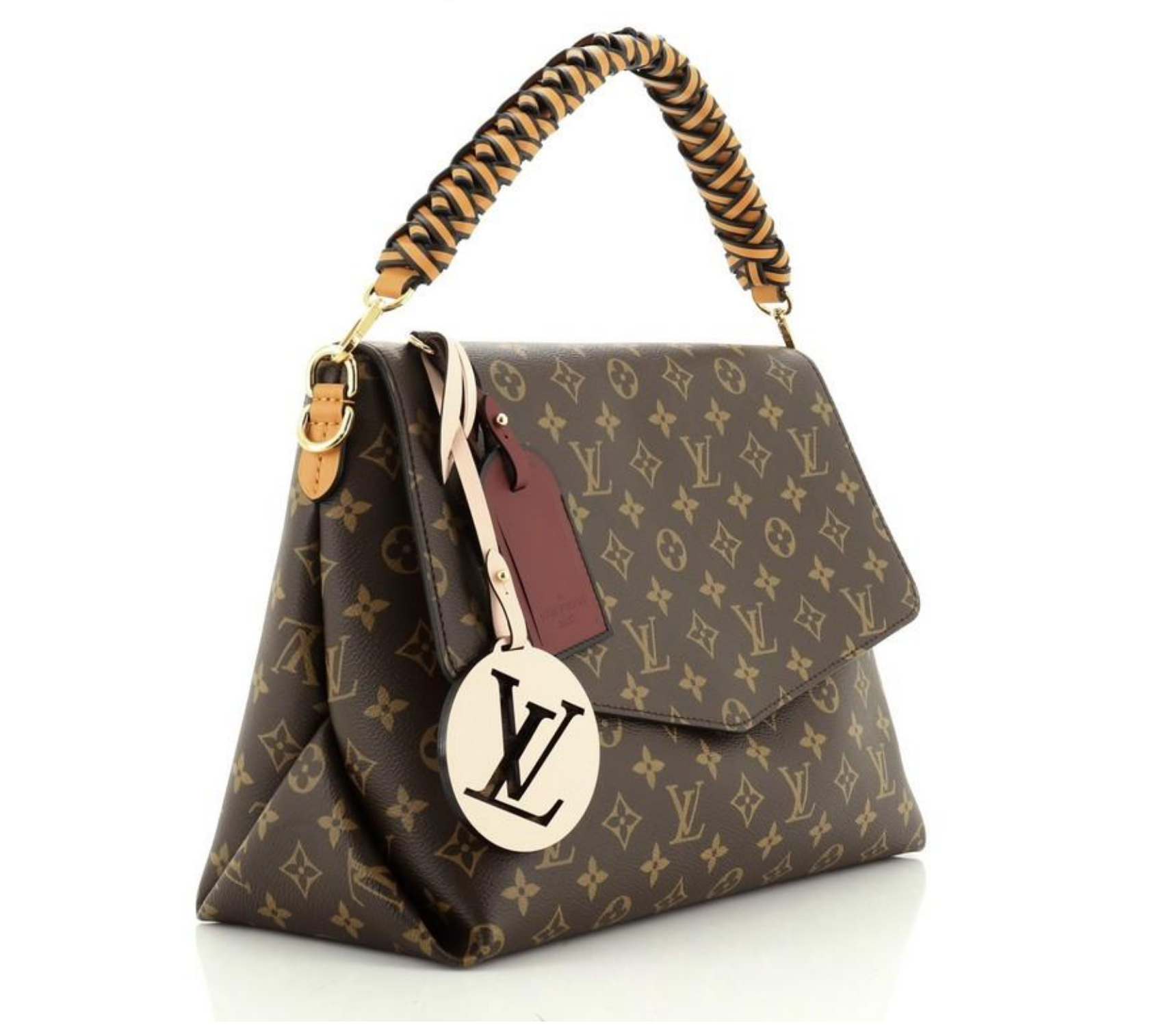 Louis Vuitton MM -SAFRAN IMPERIAL Monogram Handbag