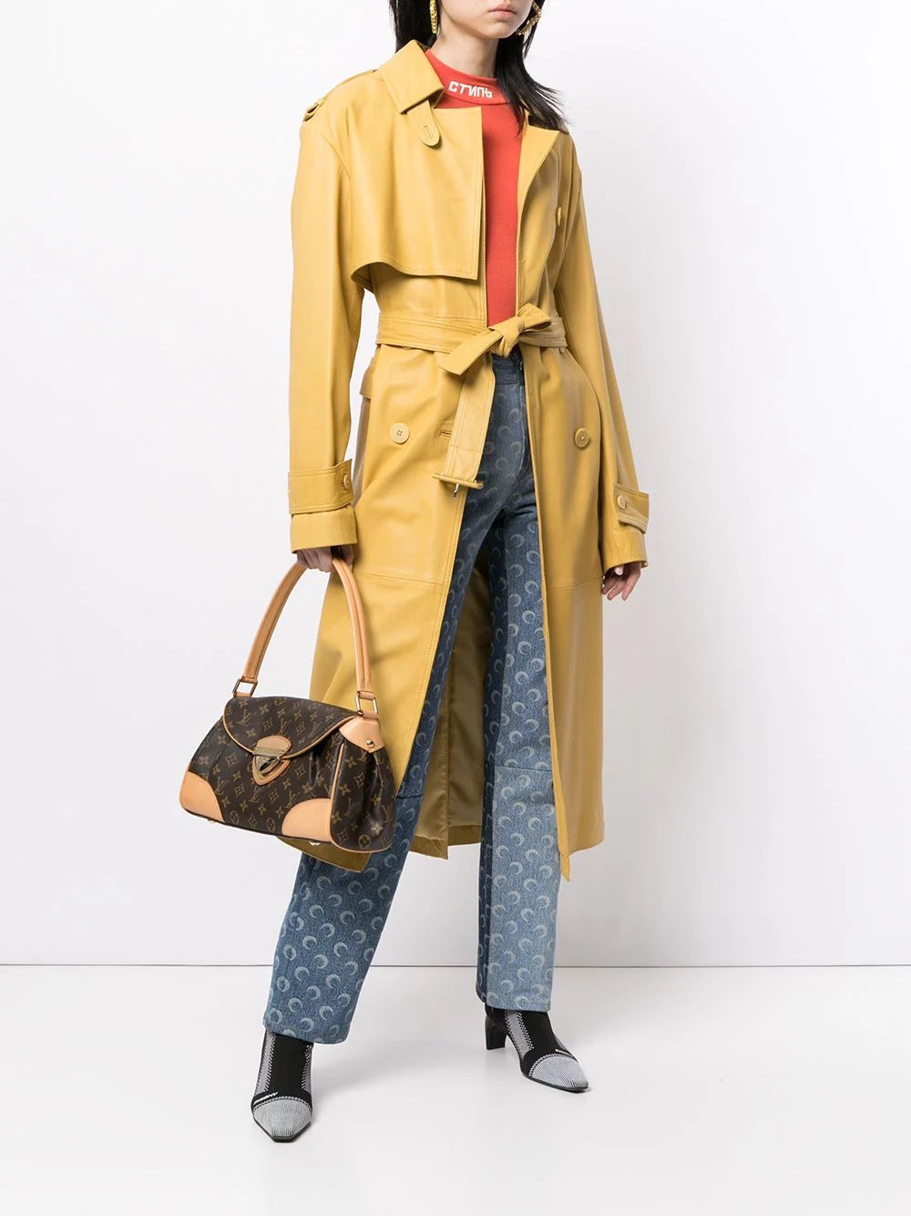 Louis Vuitton BEVERLY MM SATCHEL Monogram Satchel Bag