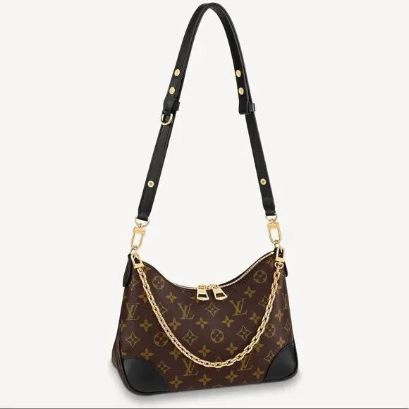 Louis Vuitton BOULOGNE NM Monogram Noir Shoulder Bag