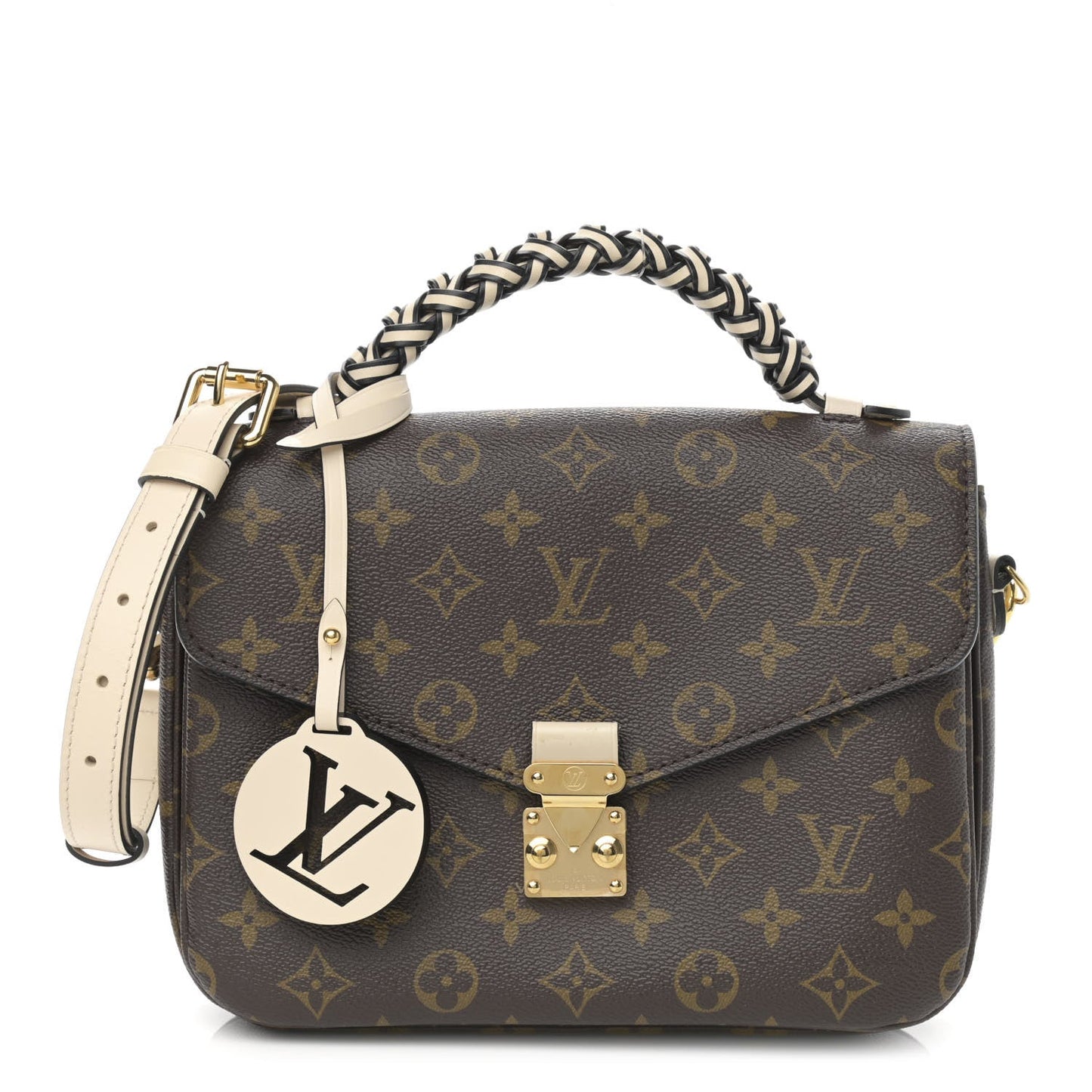 Louis Vuitton BRAIDED POCHETTE MÉTIS Monogram Metis Clutch Bag
