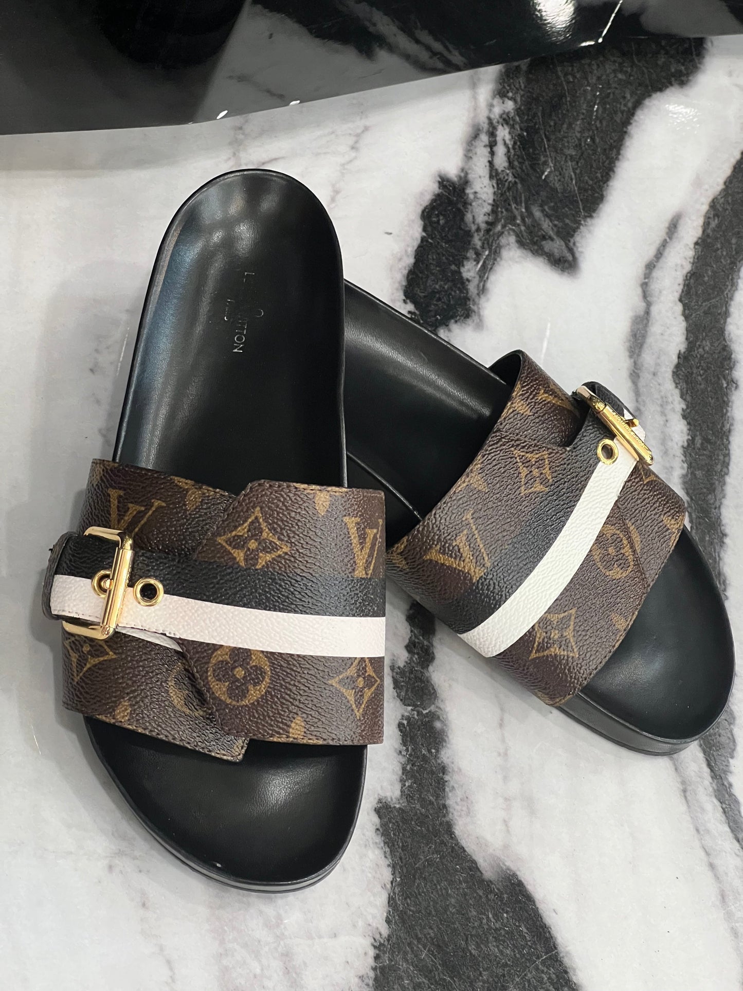 Louis Vuitton SLIDES Monogram Handbag