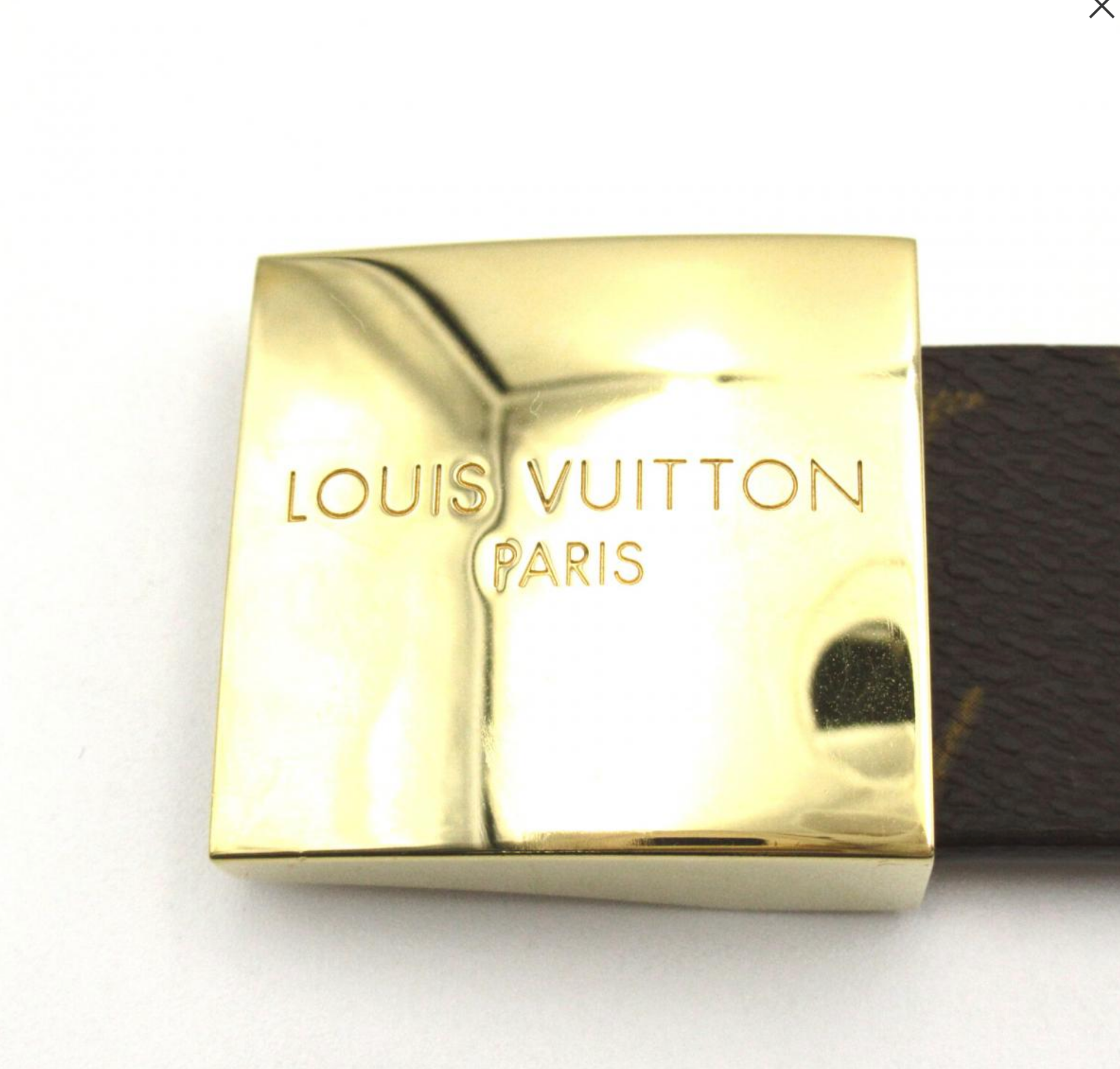 Louis Vuitton CEINTURE CARRE BELT Monogram