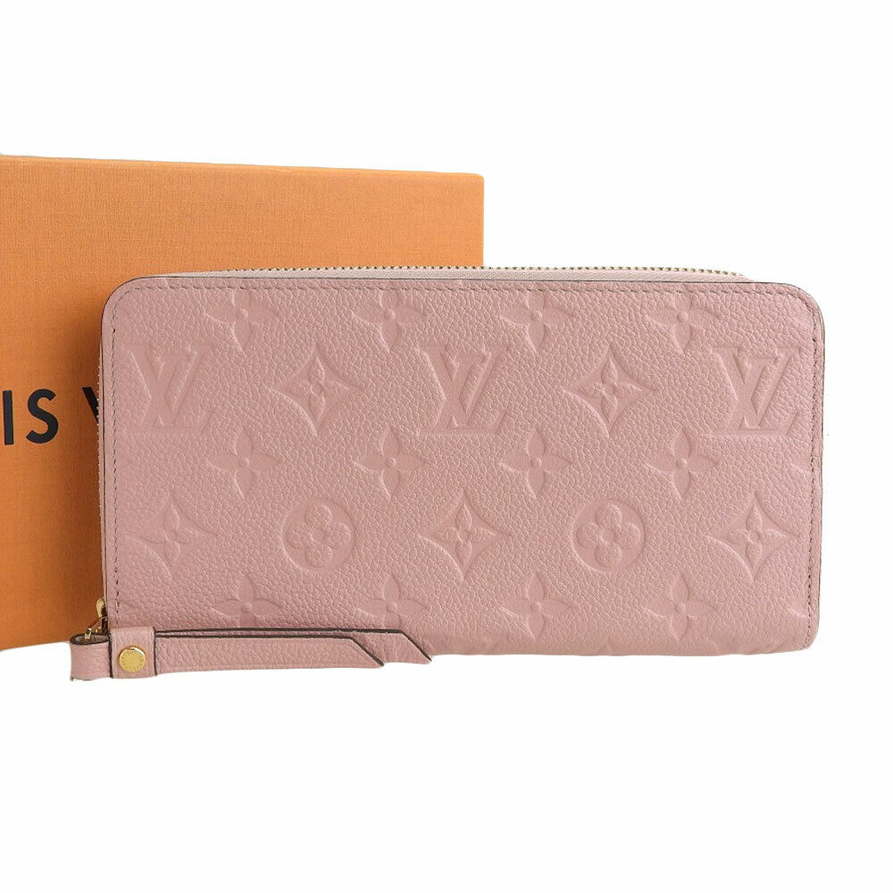 Louis Vuitton ROSE POUDRE Monogram Empreinte Leather Wallet Case