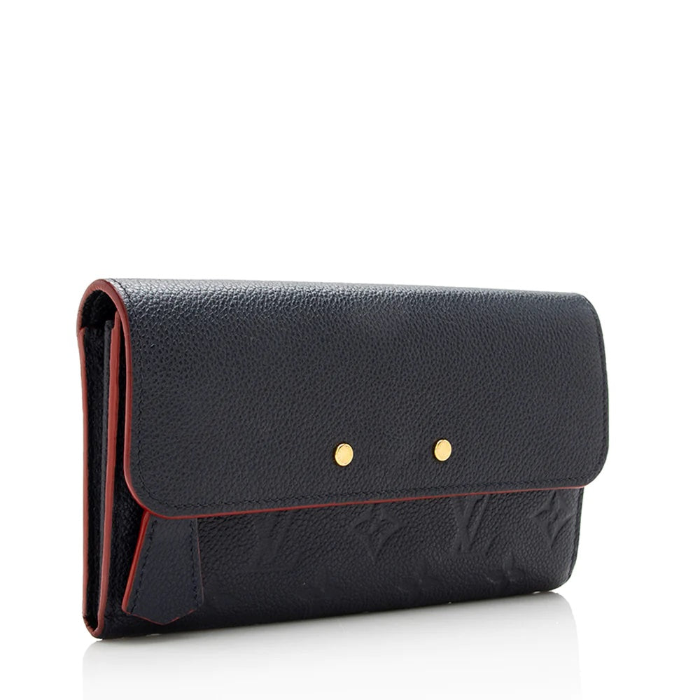 Louis Vuitton PONT NEUF Empreinte Leather Wallet Case