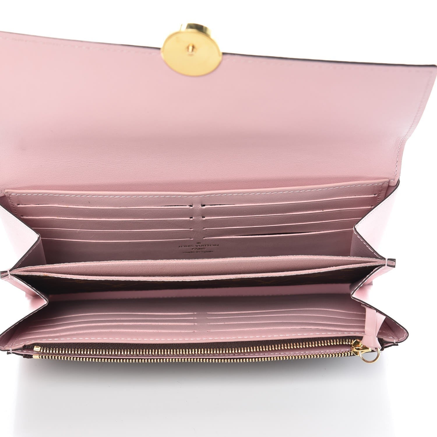 Louis Vuitton FLORE ROSE Monogram Wallet Case