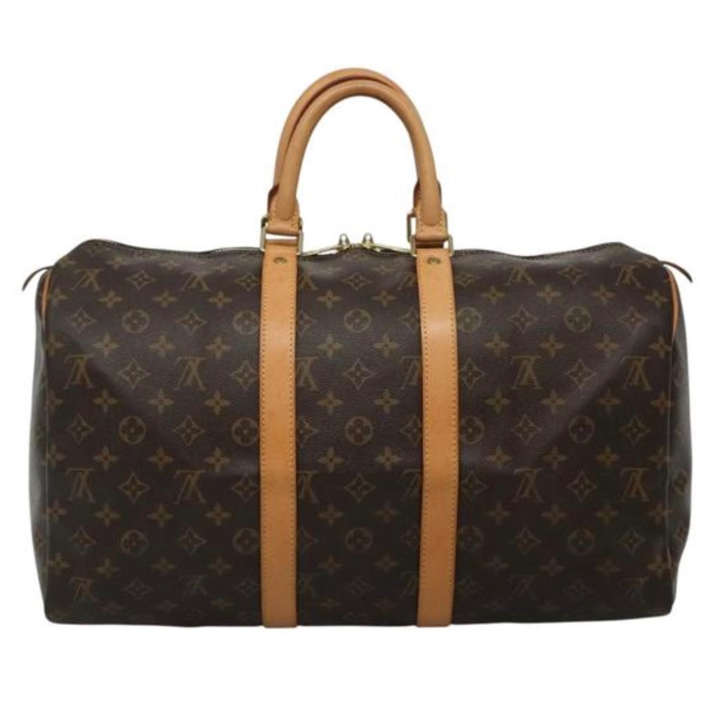 Louis Vuitton KEEPALL 45 Monogram Travel Bag 45 Handbag