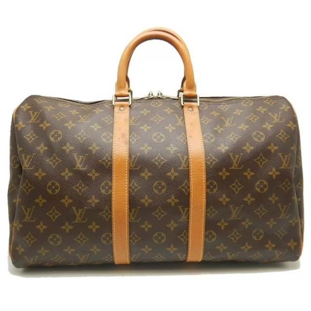 Louis Vuitton KEEPALL 45 Monogram Travel Bag 45 Handbag