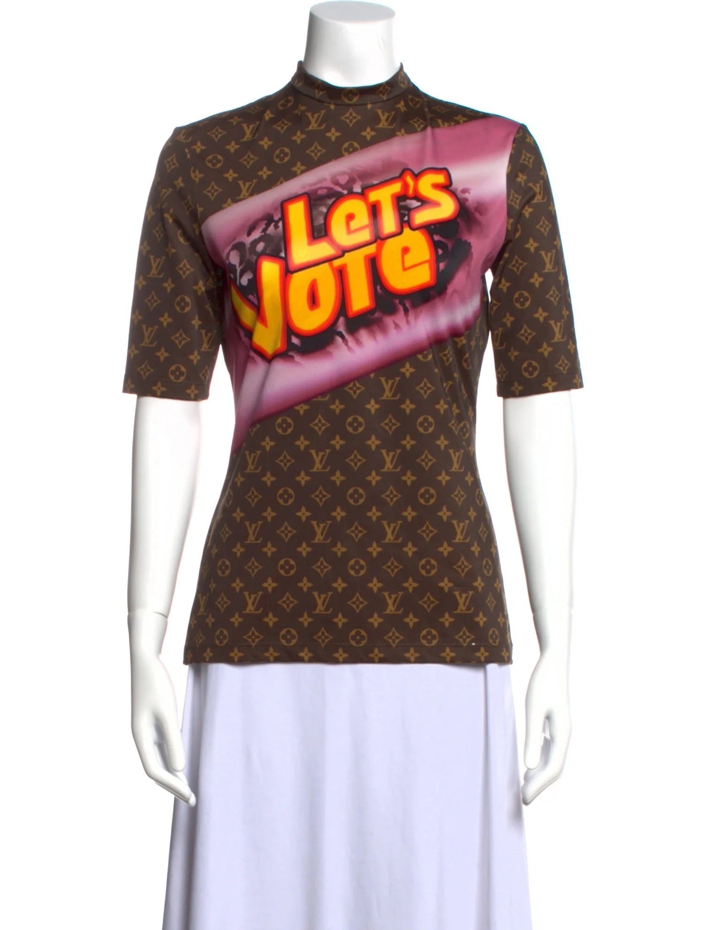 Louis Vuitton LET'S VOTE SHIRT Monogram Apparel