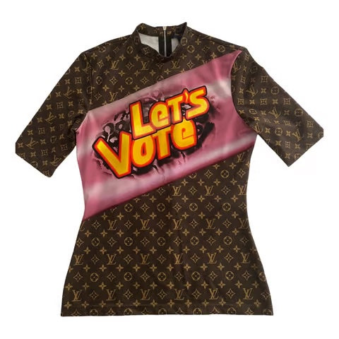 Louis Vuitton LET'S VOTE SHIRT Monogram Apparel